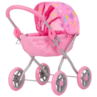 Коляска для кукол Chipolino Daisy Hearts KZKDZ02403HE Прогулочная / 3+