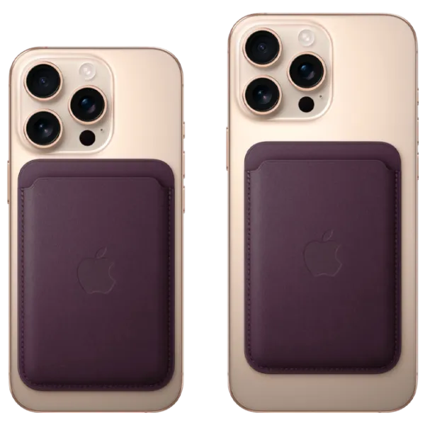 Husă Portmoneu Apple iPhone 12 - 16 All Apple / MagSafe / FineWoven / Blackberry Purple photo 3