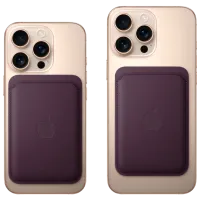 Чехол-бумажник Apple iPhone 12 - 16 All Apple / MagSafe / FineWoven / Blackberry Пурпурный photo 3