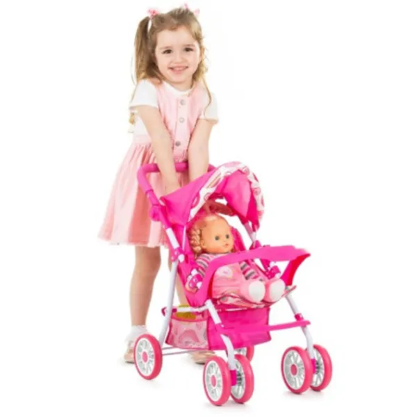 Коляска для кукол Chipolino Dolly Multicolor KZKDL02401MC Прогулочная / 3+ photo 3 Коляска для кукол Chipolino Dolly Multicolor KZKDL02401MC Прогулочная / 3+ photo 3
