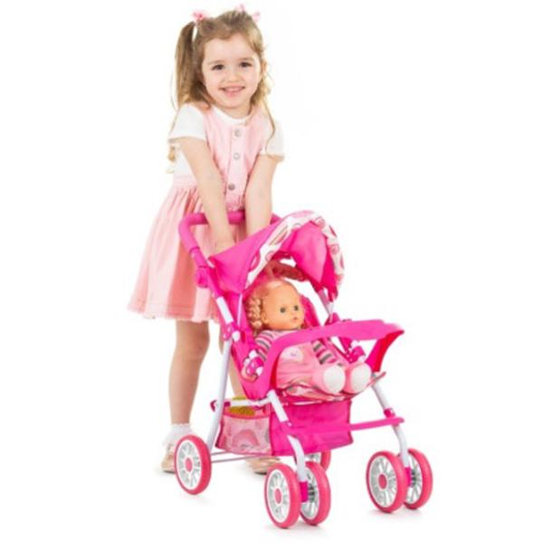 Коляска для кукол Chipolino Dolly Multicolor KZKDL02401MC Прогулочная / 3+ photo 3 Коляска для кукол Chipolino Dolly Multicolor KZKDL02401MC Прогулочная / 3+ photo 3