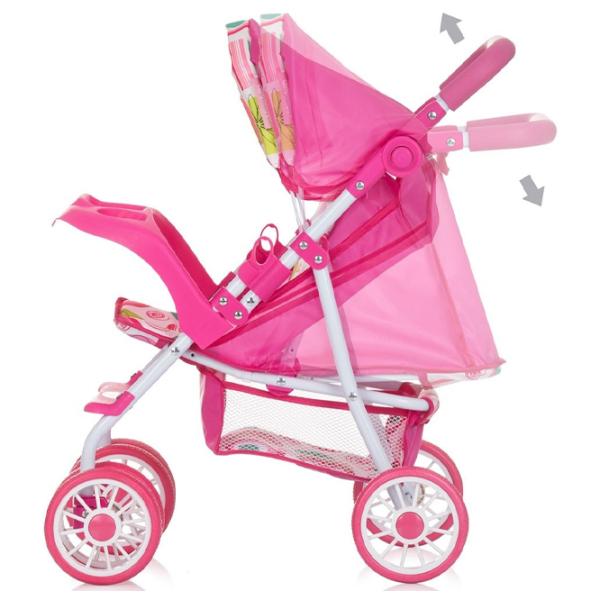 Коляска для кукол Chipolino Dolly Multicolor KZKDL02401MC Прогулочная / 3+ photo 4 Коляска для кукол Chipolino Dolly Multicolor KZKDL02401MC Прогулочная / 3+ photo 4