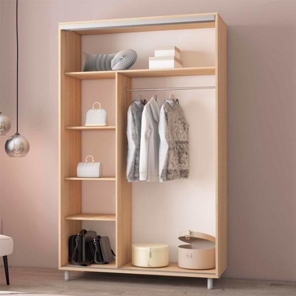 Dulap Mobildor-Lux ARON P K2 130 x 60 x 230 / PAL / Sonoma photo 3