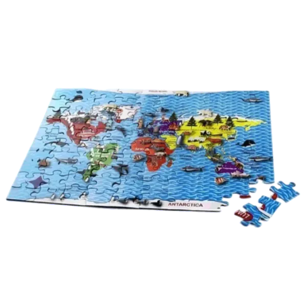 Puzzle Momki World Map Mapedia 6+/ Numărul de piese: 100 photo 1