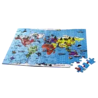 Puzzle Momki World Map Mapedia 6+/ Количество деталей: 100