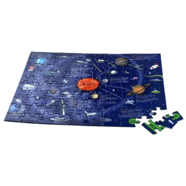 Puzzle Momki Sistemul Solar Mapedia 6+/ Numărul de piese: 100 photo 1