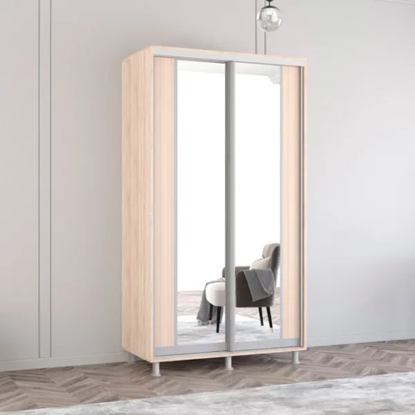 Шкаф Mobildor-Lux ARON P K2 110 x 60см x 240 / ЛДСП / Sonoma photo 2