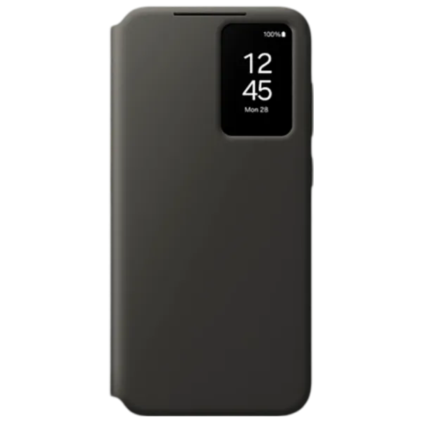 Husă pentru smartphone Samsung Galaxy S24 FE Samsung / Smart Clear View / PP / Black photo 1