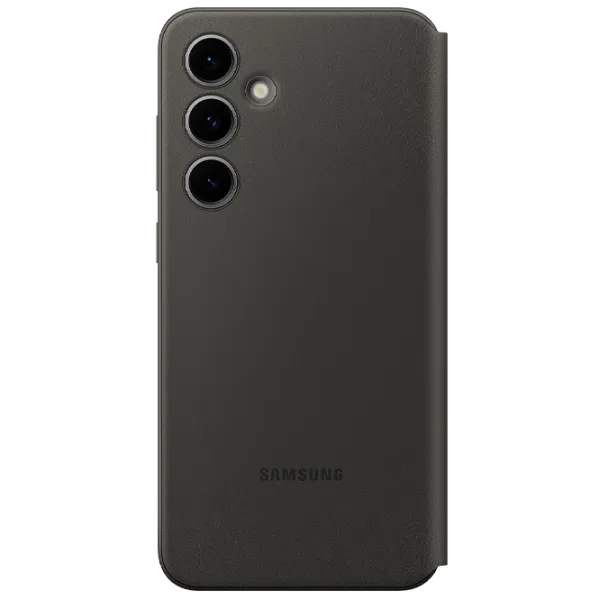 Husă pentru smartphone Samsung Galaxy S24 FE Samsung / Smart Clear View / PP / Black photo 2