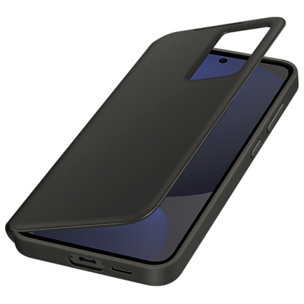 Husă pentru smartphone Samsung Galaxy S24 FE Samsung / Smart Clear View / PP / Black photo 4