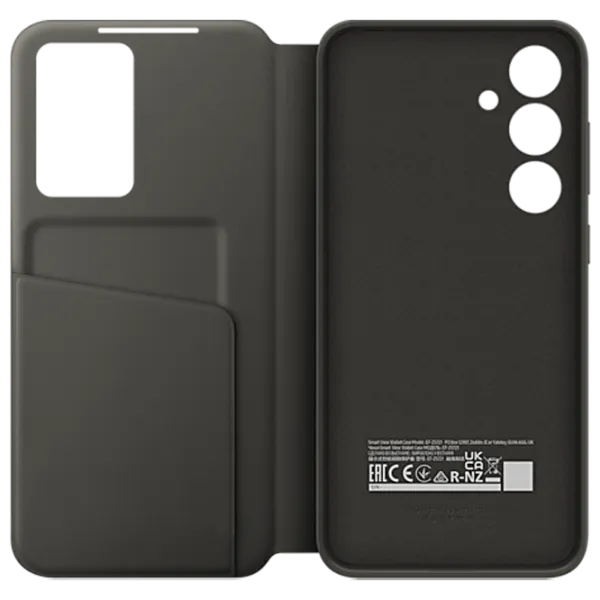 Husă pentru smartphone Samsung Galaxy S24 FE Samsung / Smart Clear View / PP / Black photo 5