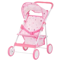 Коляска для кукол Chipolino Alice Stars KZKAL02402ST Прогулочная / 3+