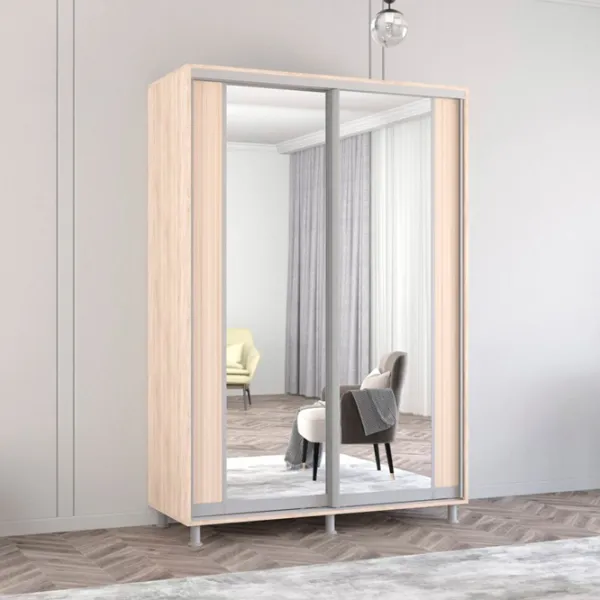 Шкаф Mobildor-Lux ARON P K2 160 x 60см x 240 / ЛДСП / Sonoma photo 3