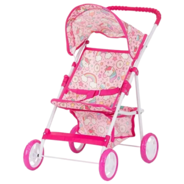 Коляска для кукол Chipolino Alice Unicorn KZKAL02404UN Прогулочная / 3+ photo 1