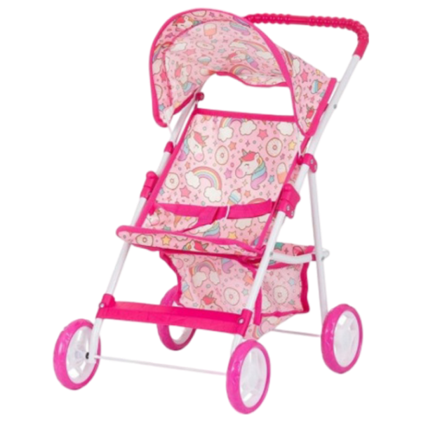 Коляска для кукол Chipolino Alice Unicorn KZKAL02404UN Прогулочная / 3+ photo 1