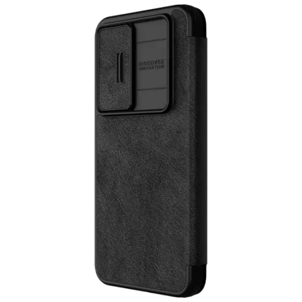 Husă pentru smartphone Samsung Galaxy S24 FE Nillkin / Flip Cover / PC / Black photo 2