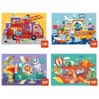 Puzzle Mideer Transportation 3+/ Numărul de piese: 87