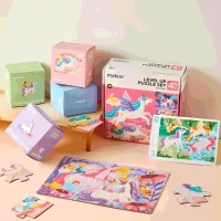 Puzzle Mideer Unicorn 3+/ Numărul de piese: 87 photo 2