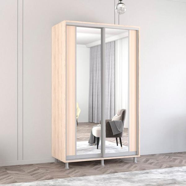 Dulap Mobildor-Lux ARON P K2 140 x 60 x 200 / PAL / Sonoma photo 3