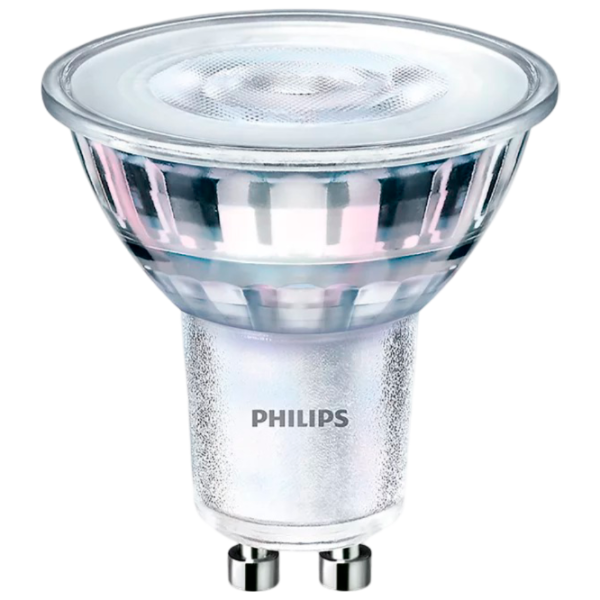 Лампочка светодиодная Philips CorePro LED spot 929002981002 GU10 / 4.9 Вт / 3000 K / 460 лм / White photo 1 Лампочка светодиодная Philips CorePro LED spot 929002981002 GU10 / 4.9 Вт / 3000 K / 460 лм / White photo 1