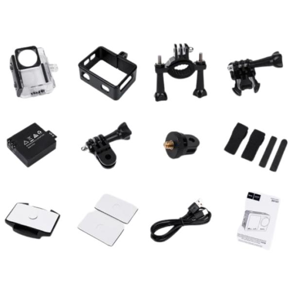 Cameră action Hoco DV101 16 MP / 900 mAh / Black photo 5 Cameră action Hoco DV101 16 MP / 900 mAh / Black photo 5