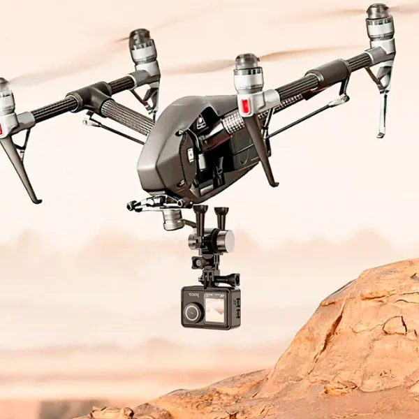 Cameră action Hoco DV101 16 MP / 900 mAh / Black photo 7 Cameră action Hoco DV101 16 MP / 900 mAh / Black photo 7