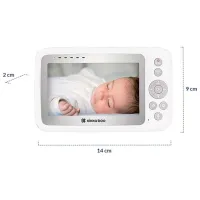 Monitor bebe Kikka Boo 31303040080 Acumulator + Rețea / 300 m photo 2