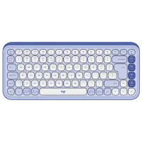 Tastatură Logitech POP Icon Keys Fără fir / Liliac