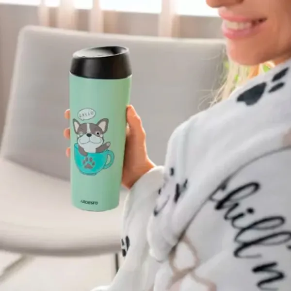 Термокружка Ardesto Classic AR2645DG Зеленый 0.45л photo 2 Термокружка Ardesto Classic AR2645DG Зеленый 0.45л photo 2