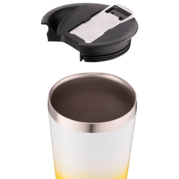 Cană termo Ardesto Coffee Time AR2647YL Yellow 0.47l photo 3