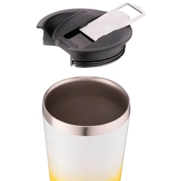 Cană termo Ardesto Coffee Time AR2647YL Yellow 0.47l photo 4