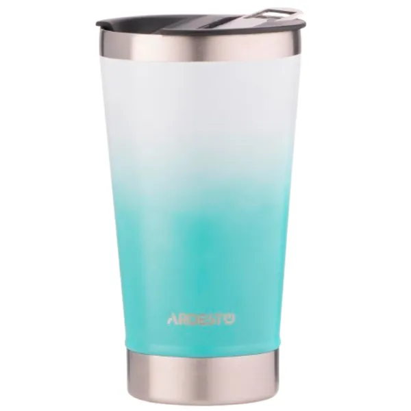 Cană termo Ardesto Coffee Time AR2647YL Blue 0.47l photo 1