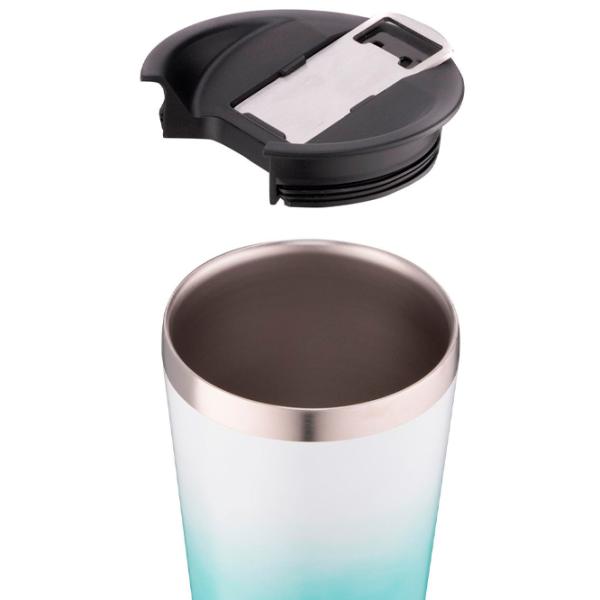 Cană termo Ardesto Coffee Time AR2647YL Blue 0.47l photo 3