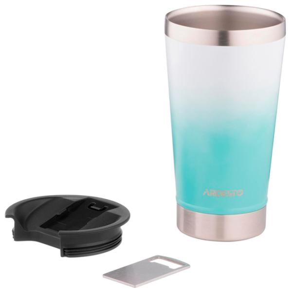 Cană termo Ardesto Coffee Time AR2647YL Blue 0.47l photo 5