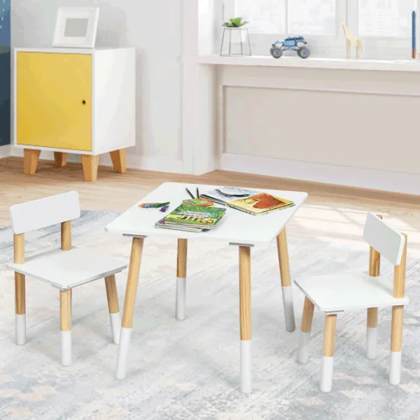 Set de mobilă pentru copii Costway HW64427WH White / unisex photo 3