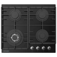 Газовая варочная панель Wolser WL-BRD 6400 GBN Закаленное стекло / Черный