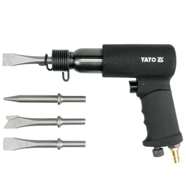 Пневматический перфоратор Yato YT0990 6.3 бар / Металлик photo 1