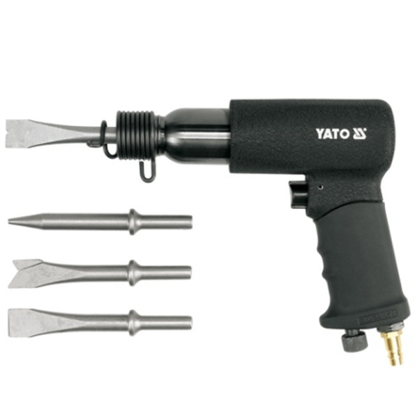 Пневматический перфоратор Yato YT0990 6.3 бар / Металлик photo 1