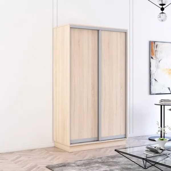 Dulap Mobildor-Lux Fox 120 x 60 x 240 / PAL / Sonoma photo 3