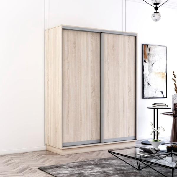 Шкаф Mobildor-Lux Fox 150 x 60см x 240 / ЛДСП / Sonoma photo 3