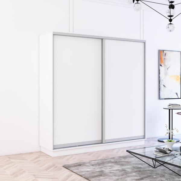 Шкаф Mobildor-Lux Fox 210 x 60см x 200 / ЛДСП / White photo 2