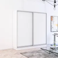 Шкаф Mobildor-Lux Fox 190 x 60см x 210 / ЛДСП / White photo 3