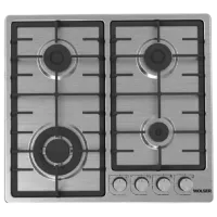 Plită încorporabilă pe gaz Wolser WL-TR 6400 Turbo FFD Oțel emailat / Inox