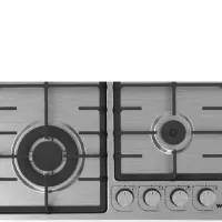 Plită încorporabilă pe gaz Wolser WL-TR 6400 Turbo FFD Oțel emailat / Inox photo 3