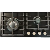 Plită încorporabilă pe gaz Wolser WL-TR 6400 Turbo FFD Oțel emailat / Black photo 2