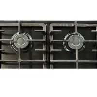 Plită încorporabilă pe gaz Wolser WL-TR 6400 Turbo FFD Oțel emailat / Black photo 3