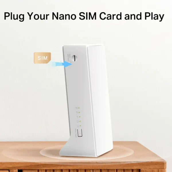 Wi-Fi Роутер Mercusys MB130-4G 300 Мбит/с / 867 Мбит/с / Белый photo 3