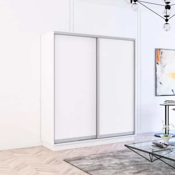 Dulap Mobildor-Lux Fox 170 x 60 x 200 / PAL / White photo 2