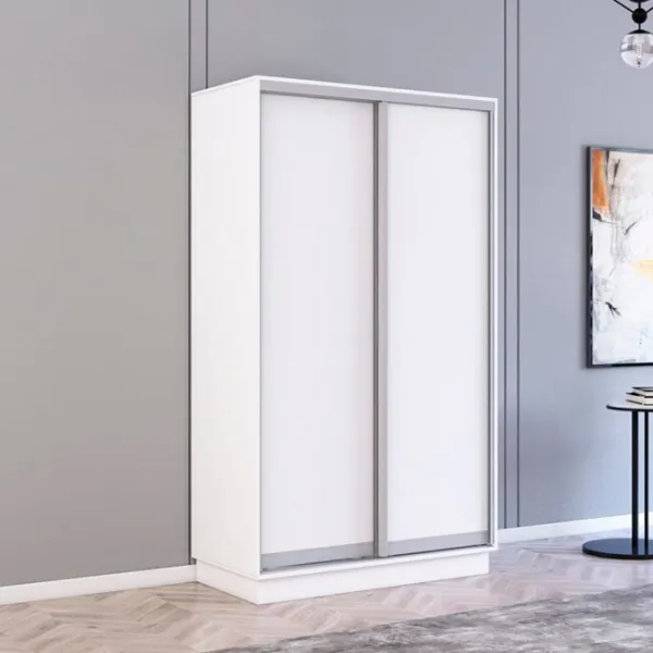 Шкаф Mobildor-Lux Fox 120 x 60см x 210 / ЛДСП / White photo 3