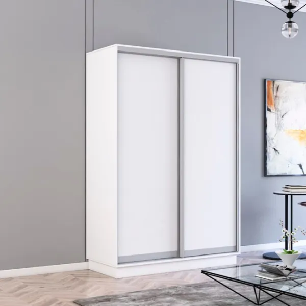 Dulap Mobildor-Lux Fox 130 x 60 x 210 / PAL / White photo 3